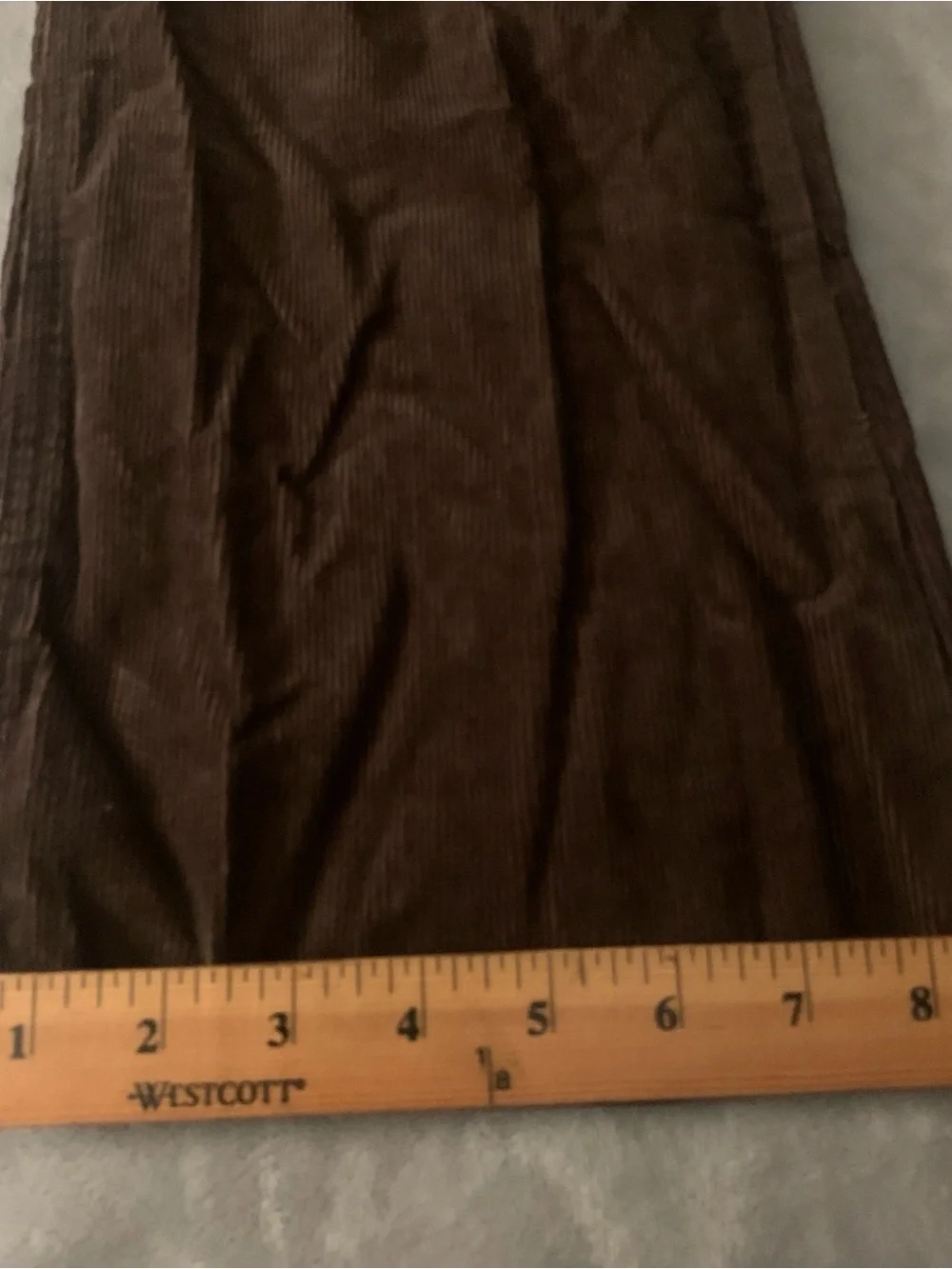 JCrew  women’s size TALL 10 Brown Corduroy Pants - Classic Straight Fit 34 insea